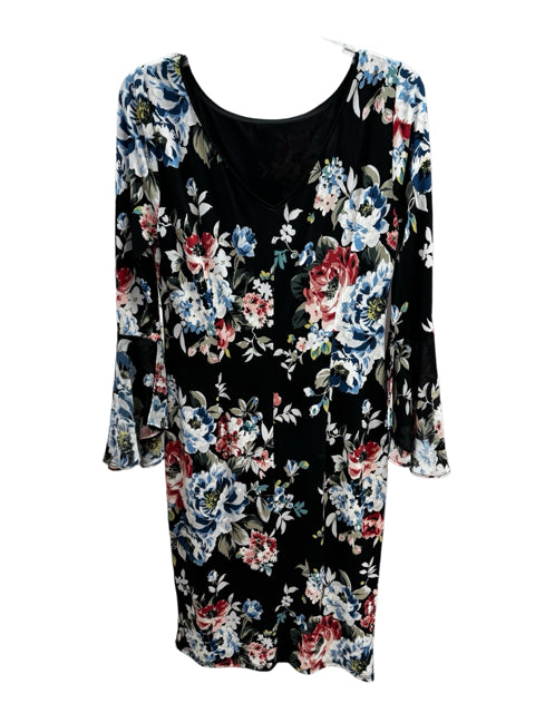 whbm Size S black floral Dress
