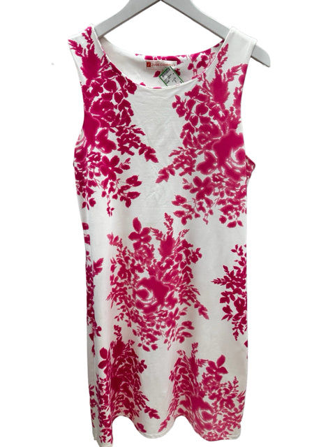 JUDE CONNALLY Size L pink & white Dress