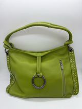VERA PELLE Green Handbag