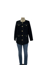 talbots Size 8P Black Jacket