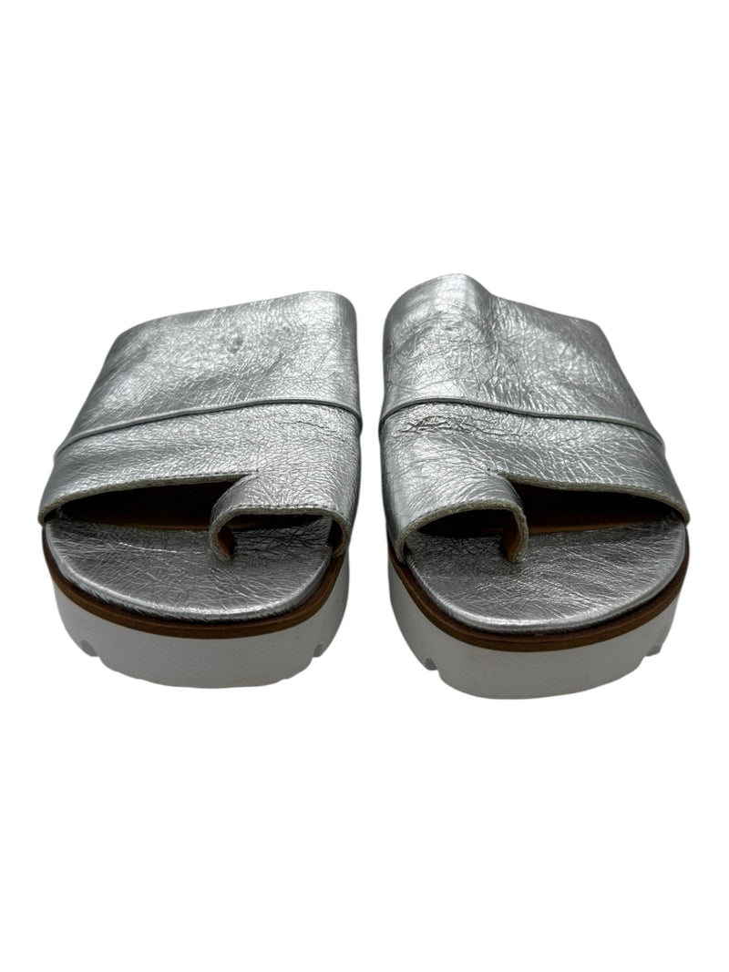 GENTLE SOULS 6.5 Silver SHOES