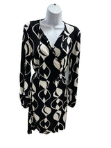 diane vonfurstenberg Size 12 black/white Dress