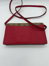 Coach pink and red Handbag