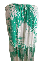 Tori Richard Size M green & white jumpsuit