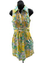 lily pulitzer Size 4 teal and yellow' Dress