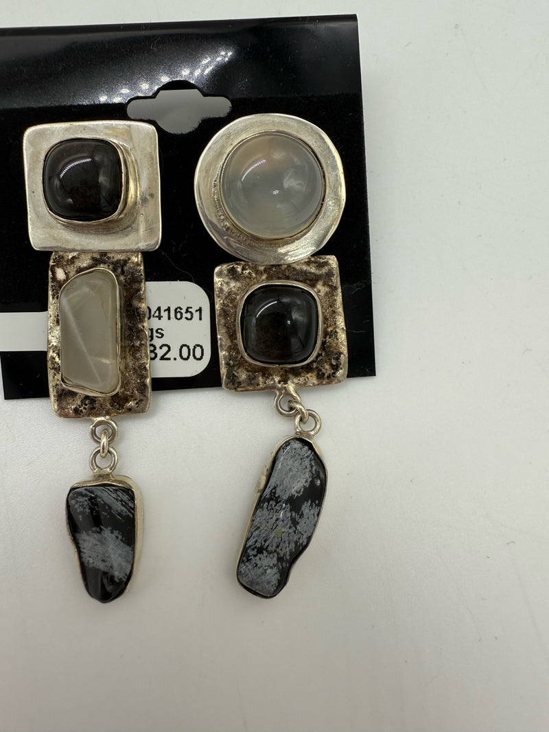 unknown black/grey/white Earrings