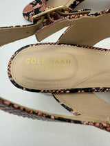 COLE HAAN 9.5 pink snake SHOES