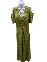Ganni Size 36 Green Dress