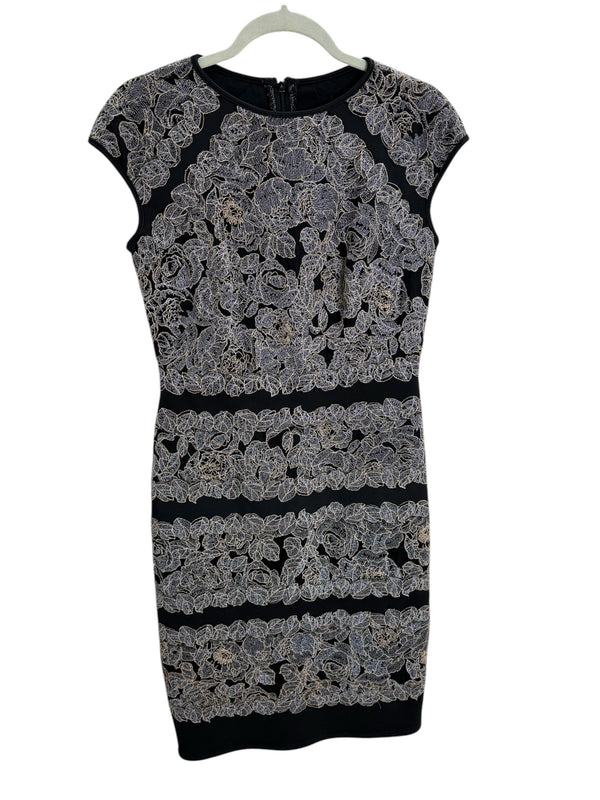 Tadashi Shoji Size 6 Black Dress