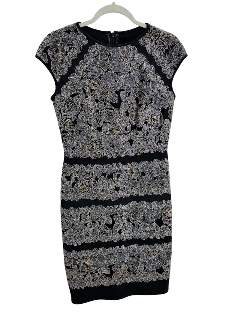 Tadashi Shoji Size 6 Black Dress