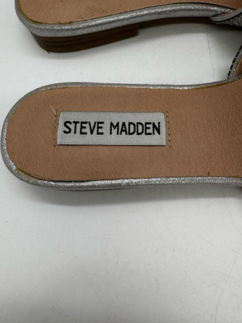 STEVE MADDEN 7 Silver SHOES