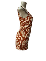 banana republic Size XS rust and cream Dress