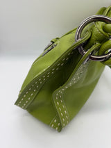VERA PELLE Green Handbag