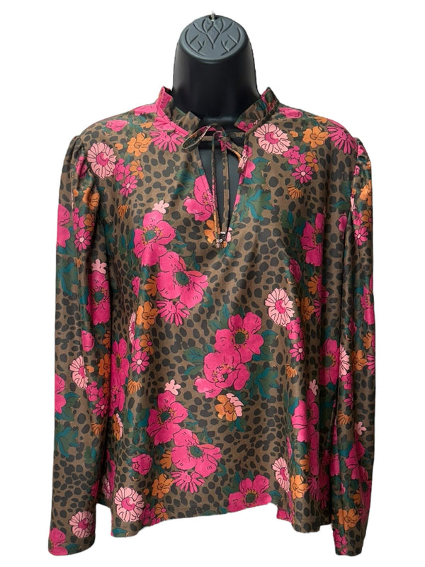 Smith & Quinn Size M Brown and pink TOPS