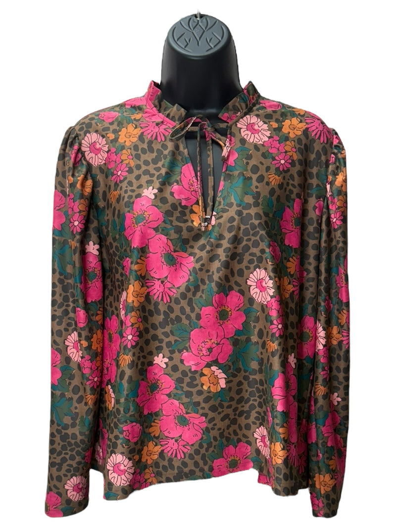 Smith & Quinn Size M Brown and pink TOPS