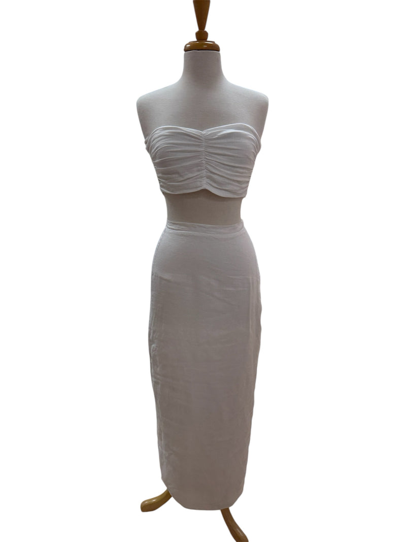 Dissh Size 2 White Skirt