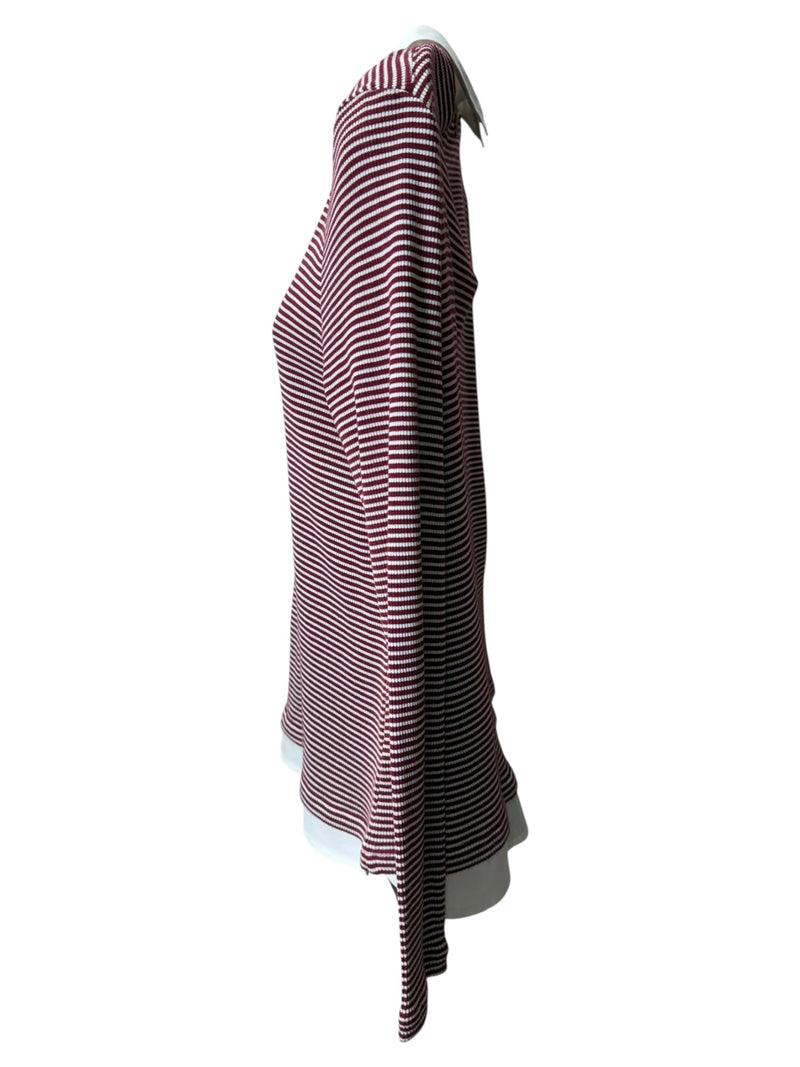 TORY BURCH Size L Burgundy TOPS