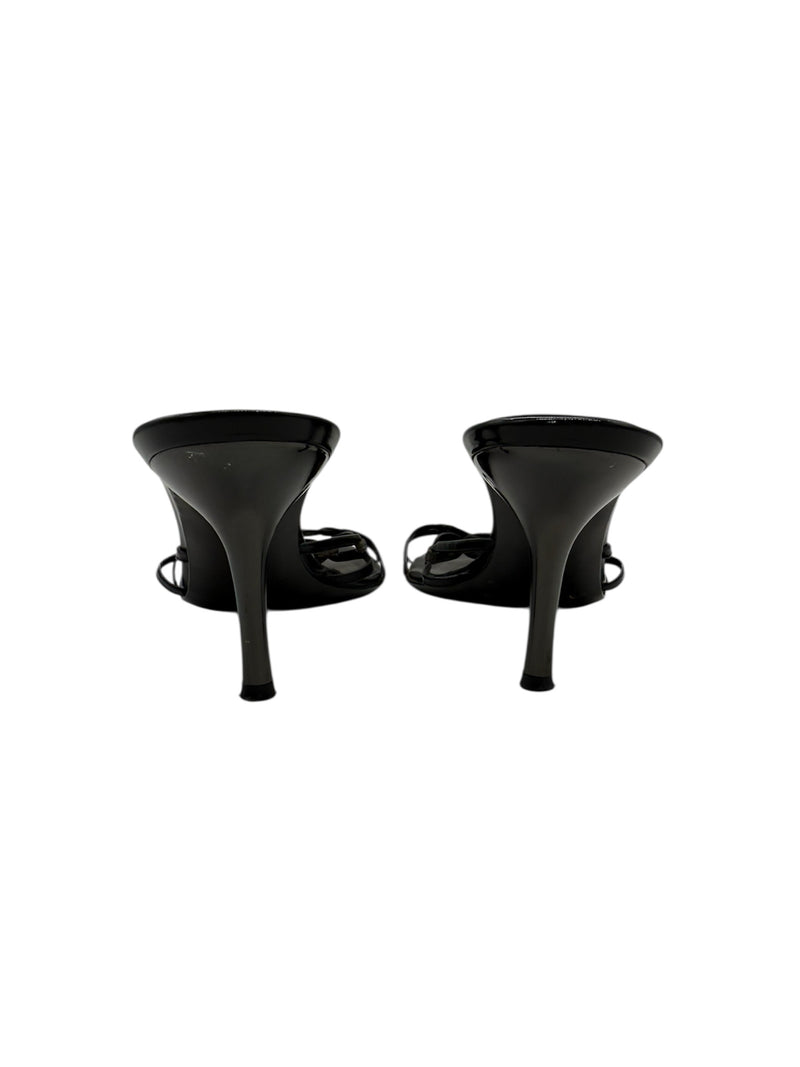 Sergio Rossi 7-7.5 gray & black SHOES