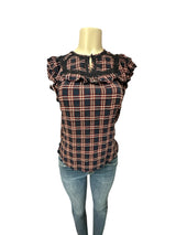 Veronica Beard Size 2 Navy and Red TOPS