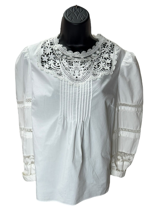 Veronica Beard Size 6 Creme TOPS