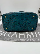 BRAHMIN Teal Handbag