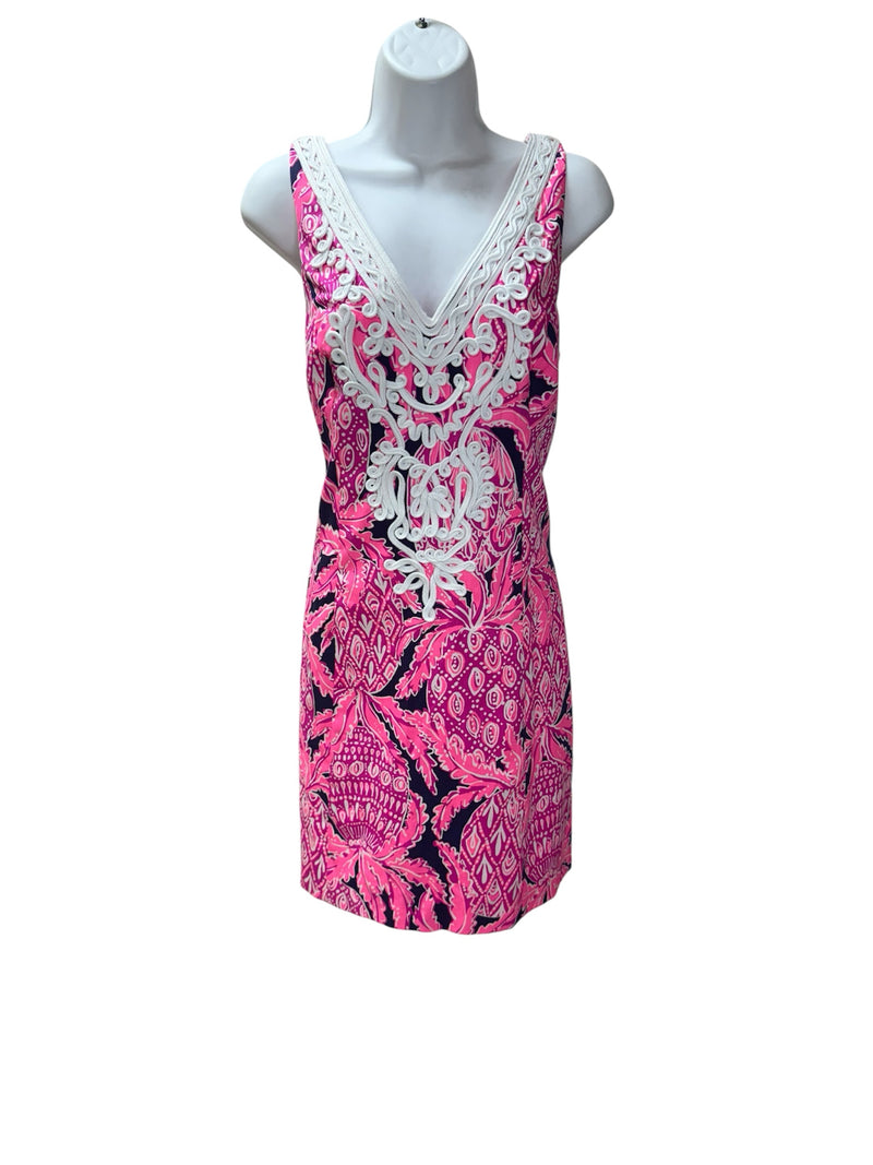 Lilly Pulitzer Size 8 pink and blue Dress