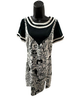 Betty and Veronica Size 6 black & white Dress