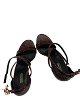 MICHAEL KORS 9 red and black SHOES