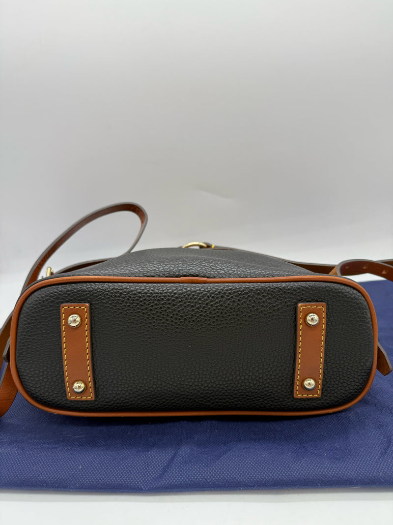 Dooney & Bourke black and tan Handbag