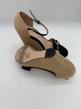 GUCCI 7 black and tan SHOES