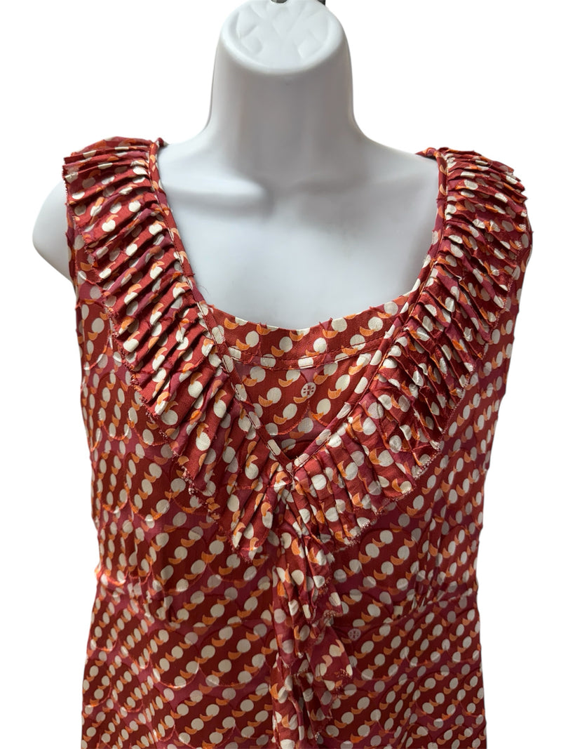 TORY BURCH Size 10 red and white Dress