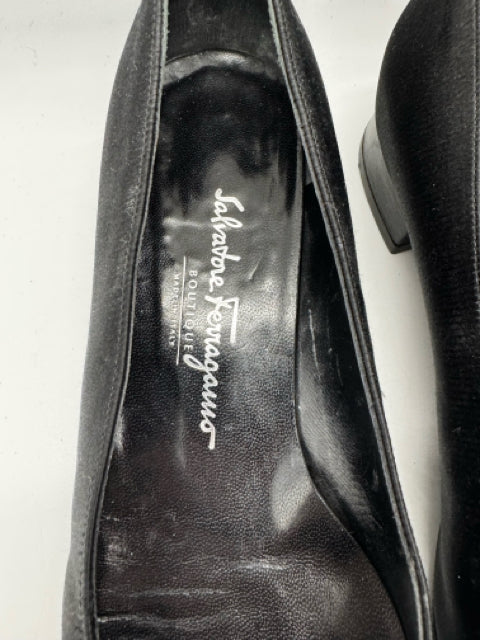 SALVATORE FERRAGAMO 8.5 Black SHOES