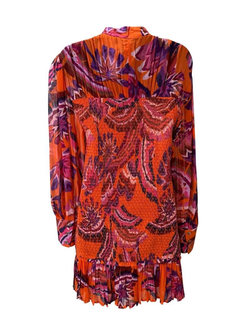 Farm Rio Size S PURPLE AND RED Dress