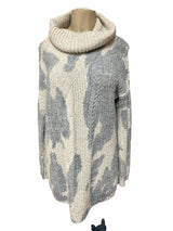 pilcro Size L gray and blue Sweater
