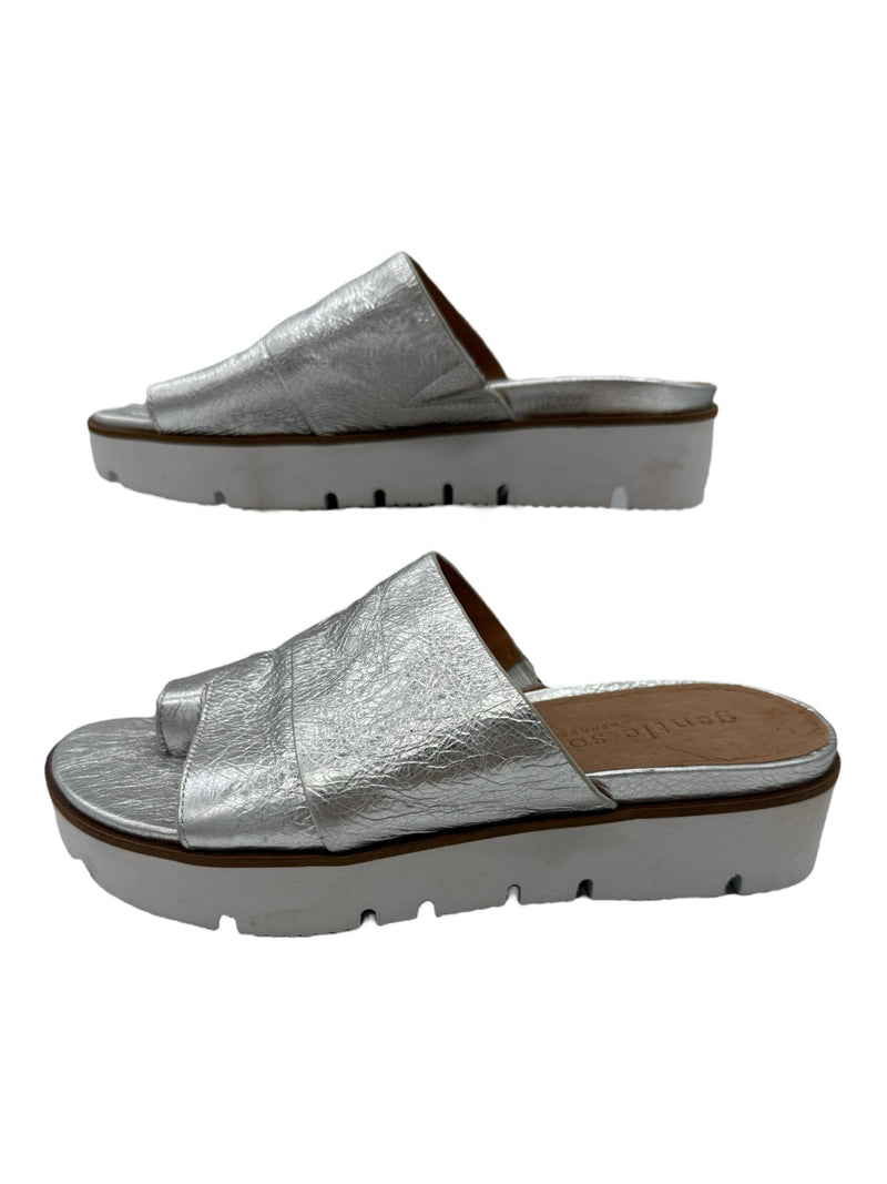 GENTLE SOULS 6.5 Silver SHOES