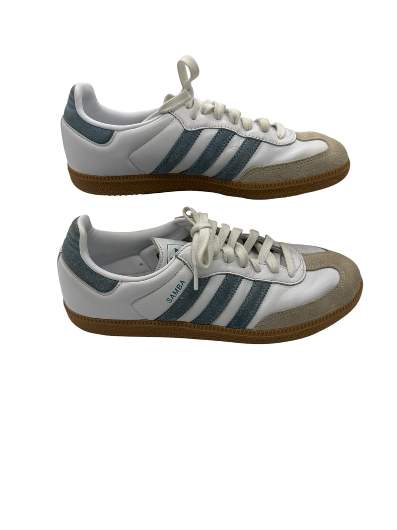 ADIDAS 10 blue and white SHOES