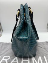 BRAHMIN Teal Handbag