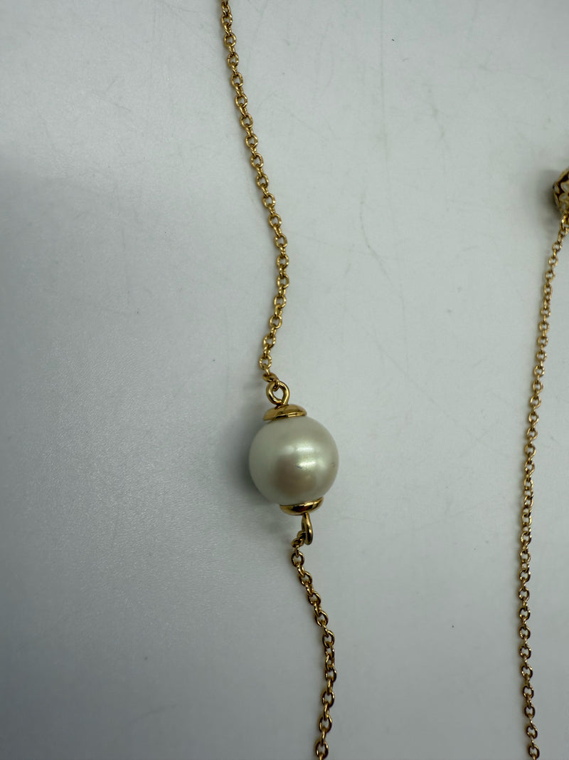 KATE SPADE gold and white Necklace
