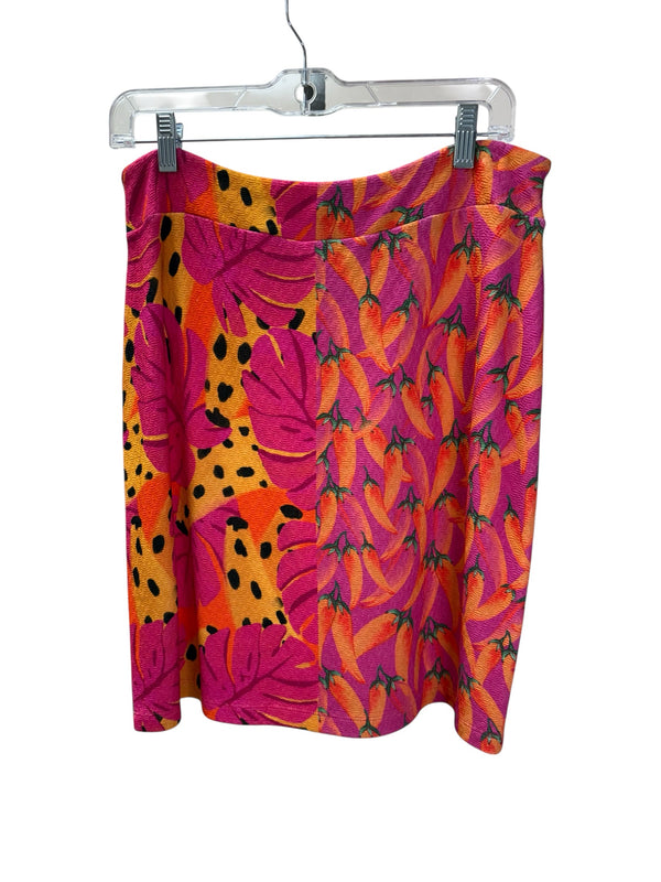 Farm Rio Size M orange and pink Skirt