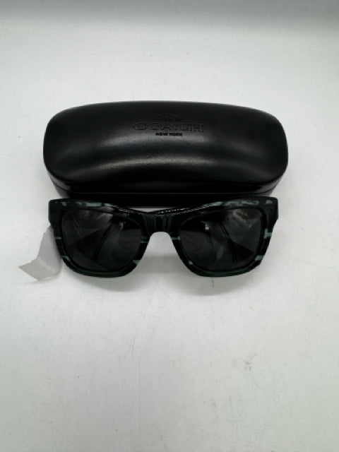 Coach Black/emerald Sunglasses