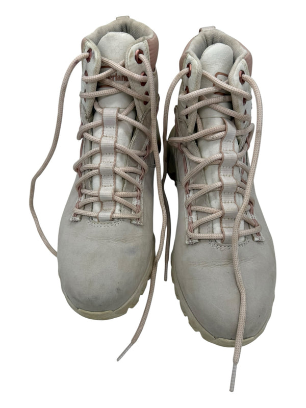 TIMBERLAND 9.5 WHITE AND PINK Boots