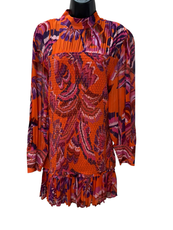 Farm Rio Size S PURPLE AND RED Dress