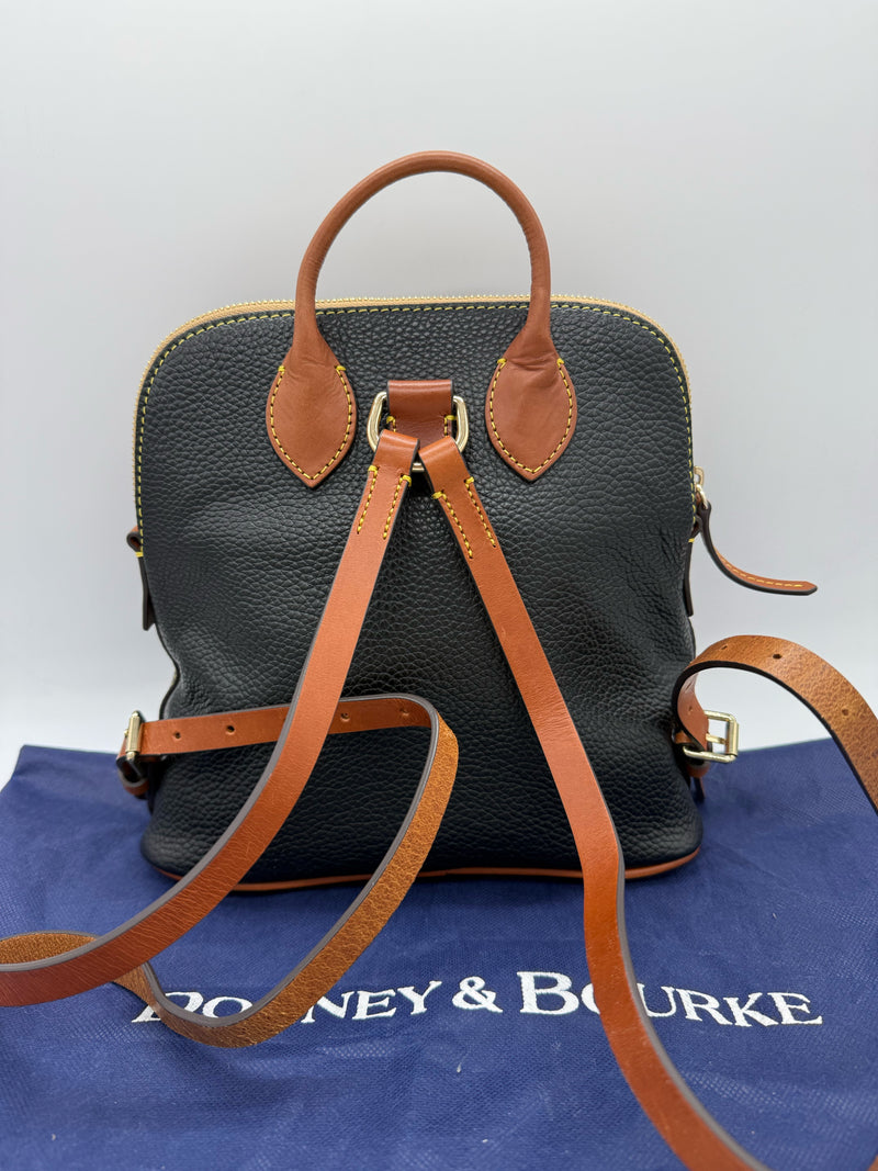 Dooney & Bourke black and tan Handbag
