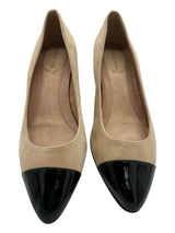 COLE HAAN 8 tan & black SHOES