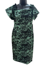 Theia Size 6 green and black Dress