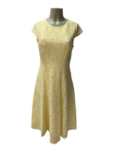 tommy hilfiger Size 8 yellow and white Dress