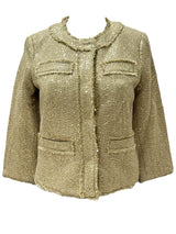 MICHAEL KORS Size 2 Gold Jacket