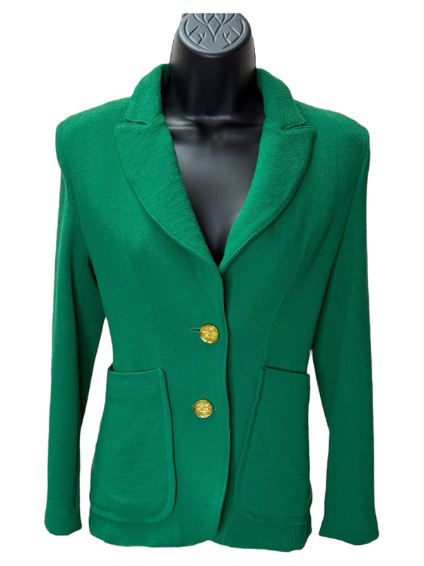 Smythe Size 4 Kelly Green Jacket