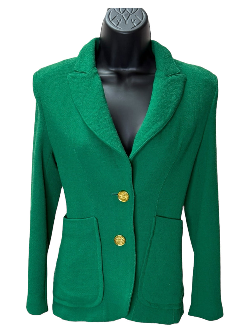 Smythe Size 4 Kelly Green Jacket