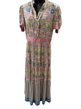 CK Bradley Size M gray and pink Dress